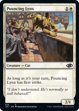 Pouncing Lynx [Jumpstart 2022] | Cards and Coasters CA