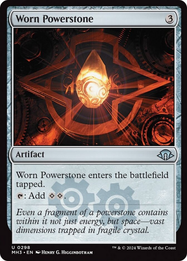 Worn Powerstone [Modern Horizons 3] | Cards and Coasters CA