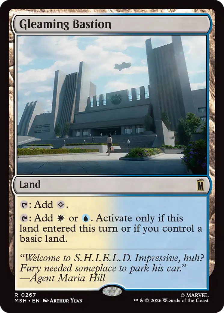 Gleaming Bastion [Marvel Super Heroes] | Cards and Coasters CA