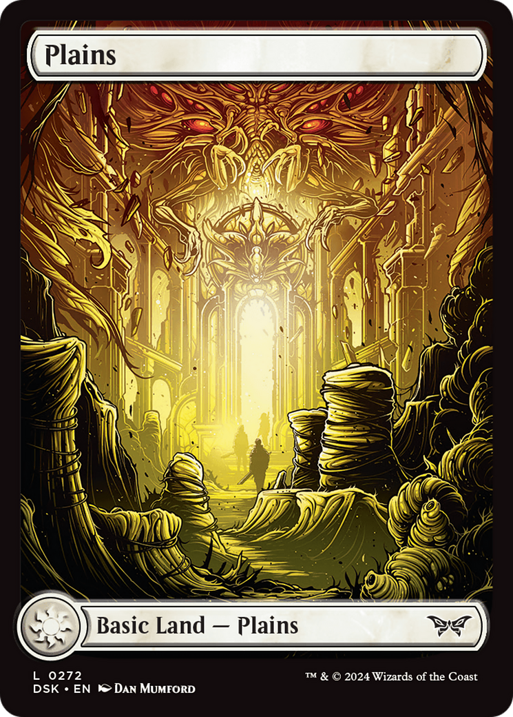 Plains (272) - Full Art [Duskmourn: House of Horror] | Cards and Coasters CA