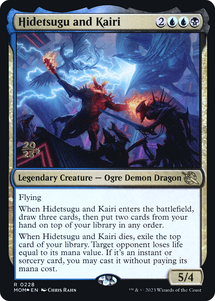 Hidetsugu and Kairi [March of the Machine Prerelease Promos] | Cards and Coasters CA