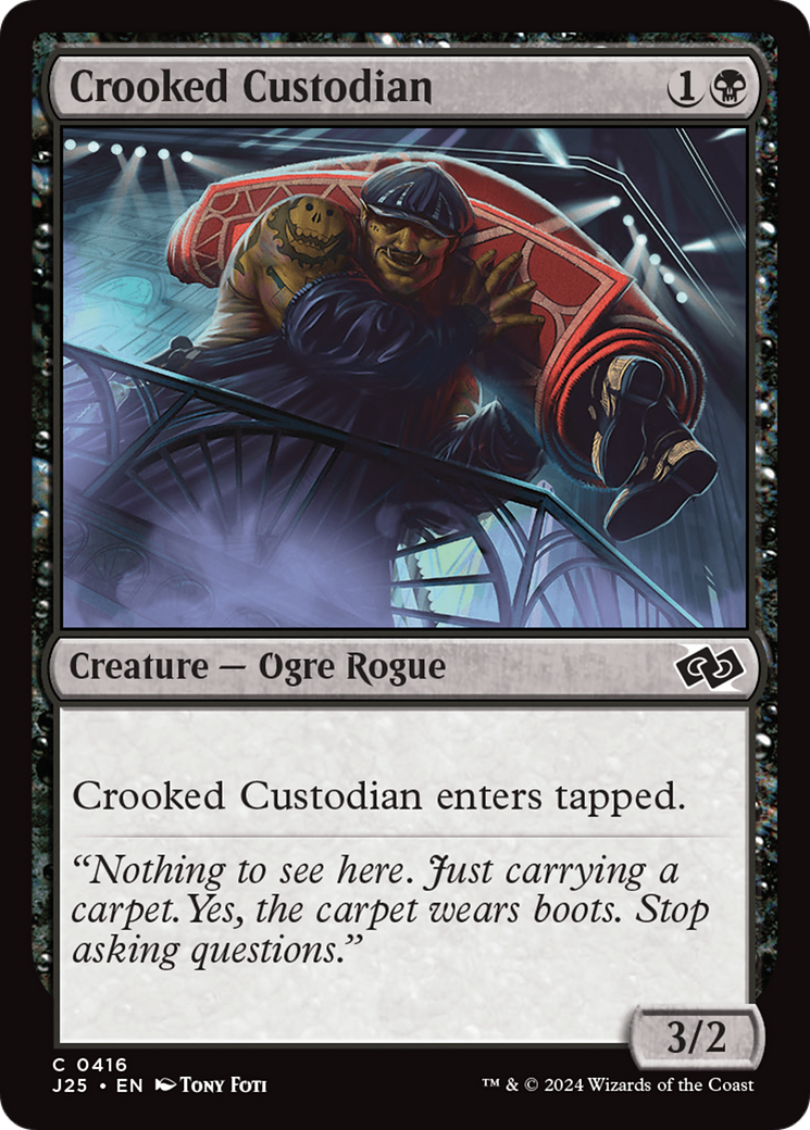 Crooked Custodian [Foundations Jumpstart] | Cards and Coasters CA