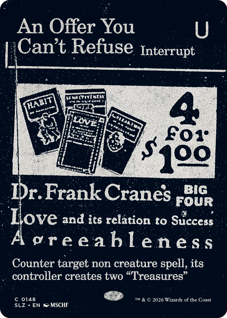 An Offer You Can't Refuse (0148) [Secret Lair x MSCHF: The Zeta Set] | Cards and Coasters CA