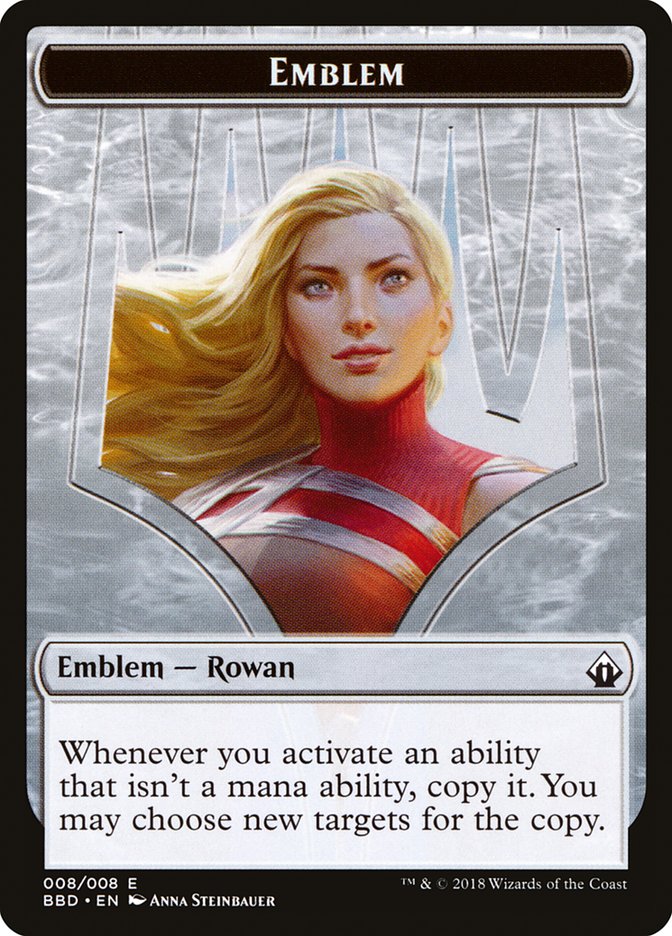 Rowan Kenrith Emblem [Battlebond Tokens] | Cards and Coasters CA