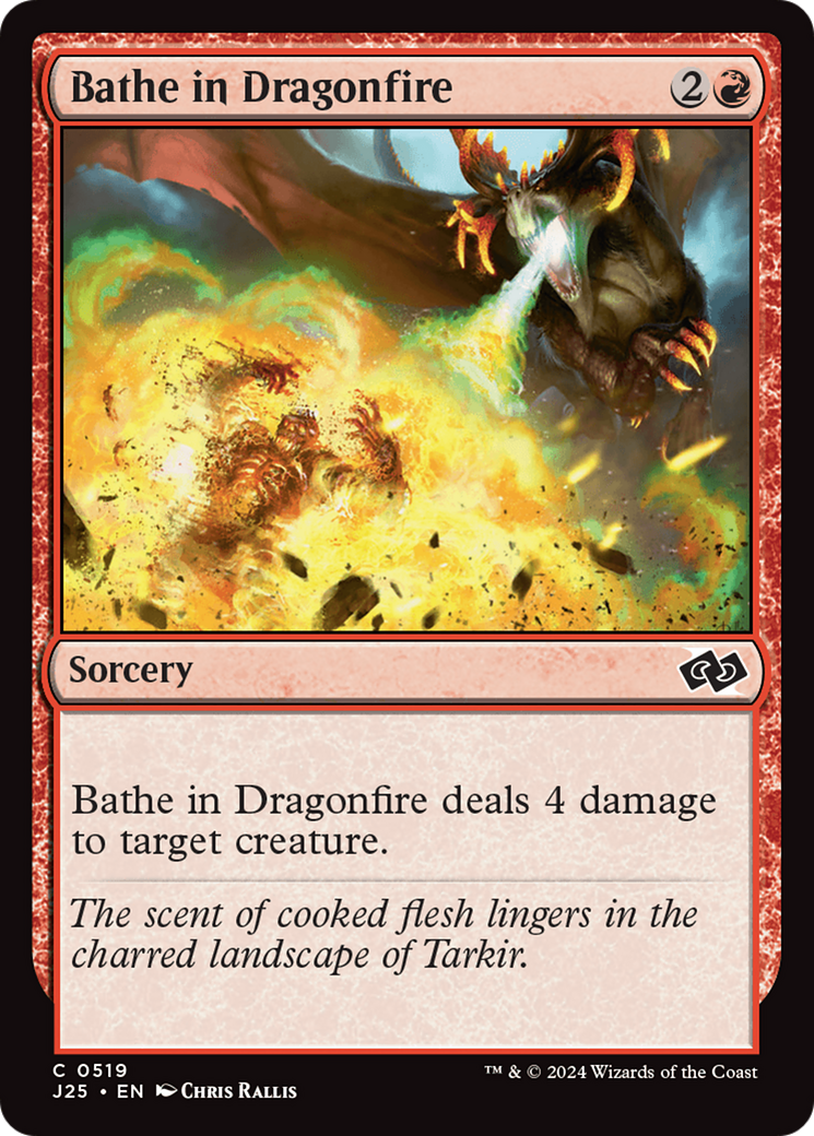 Bathe in Dragonfire [Foundations Jumpstart] | Cards and Coasters CA