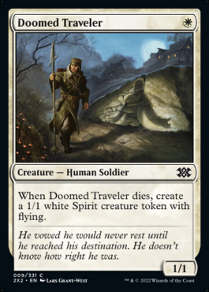 Doomed Traveler [Double Masters 2022] | Cards and Coasters CA