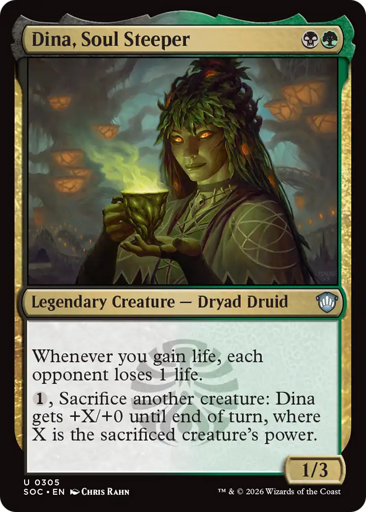 Dina, Soul Steeper [Secrets of Strixhaven Commander] | Cards and Coasters CA