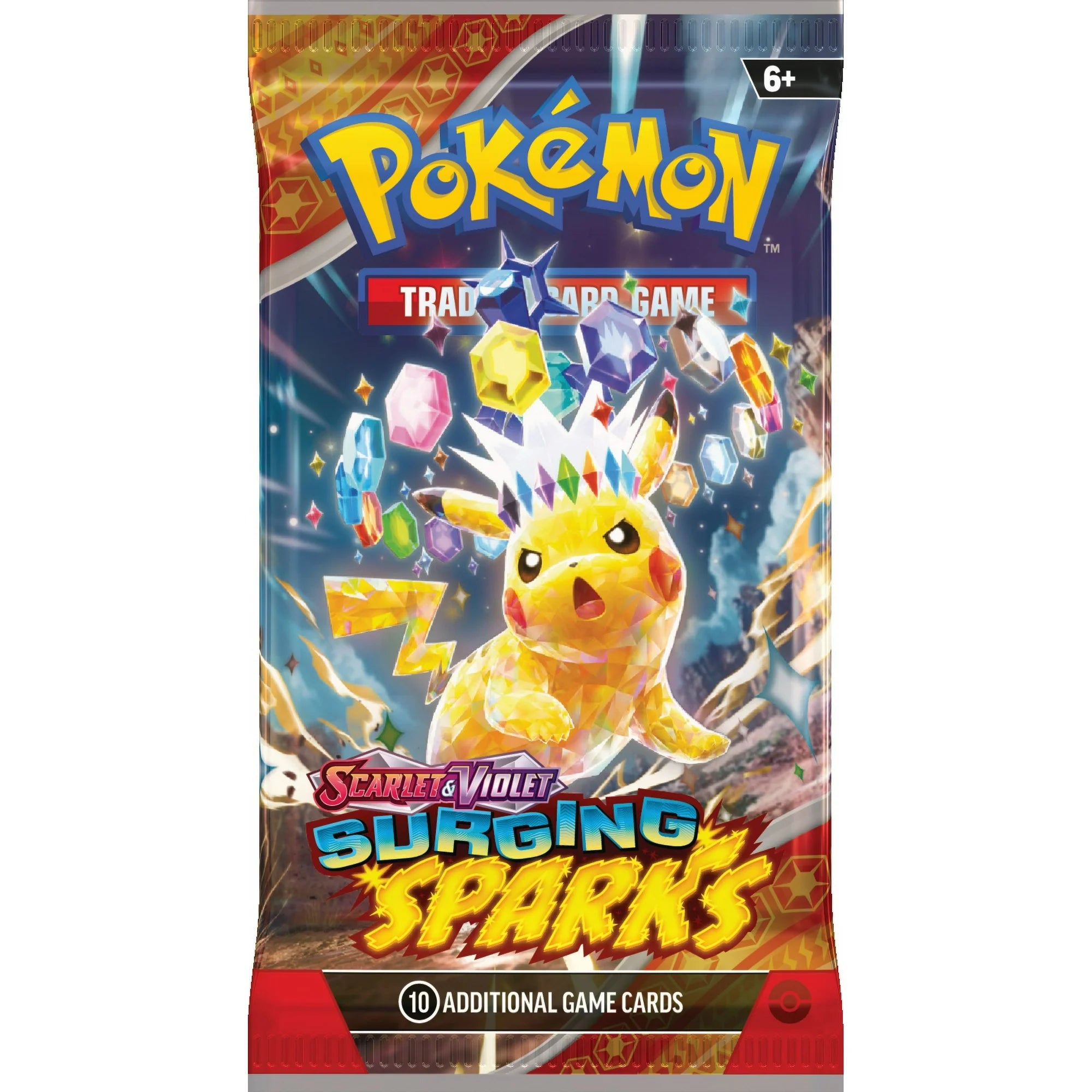 Pokemon: Scarlet & Violet Surging Sparks Booster Pack | Cards and Coasters CA