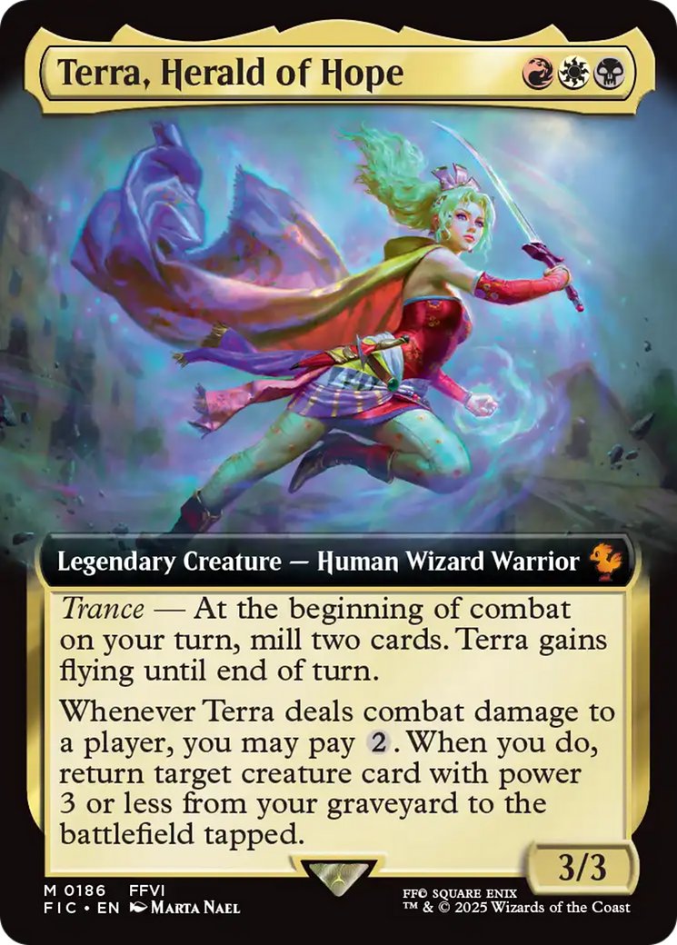 Terra, Herald of Hope (Extended Art) [FINAL FANTASY Commander] | Cards and Coasters CA