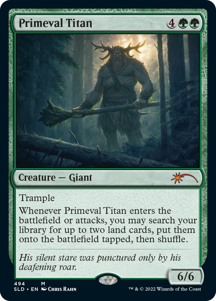 Primeval Titan (494) [Secret Lair Drop Series] | Cards and Coasters CA