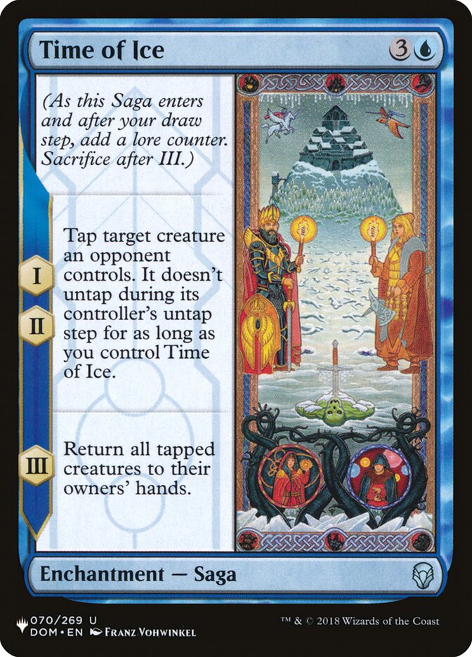 Time of Ice [The List] | Cards and Coasters CA