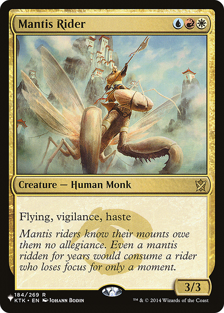 Mantis Rider [The List Reprints] | Cards and Coasters CA