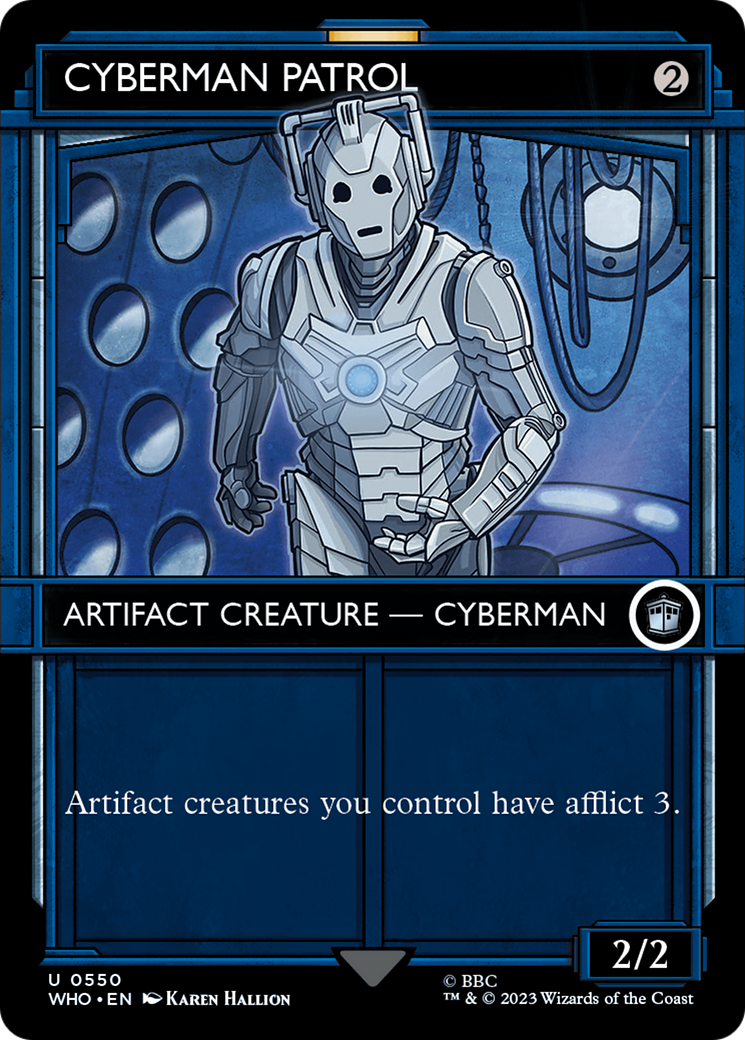 Cyberman Patrol (Showcase) [Doctor Who] | Cards and Coasters CA