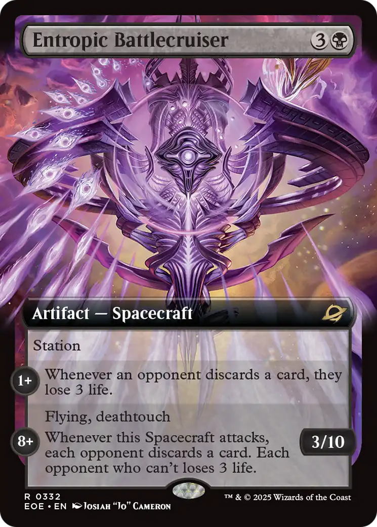 Entropic Battlecruiser (Extended Art) [Edge of Eternities] | Cards and Coasters CA