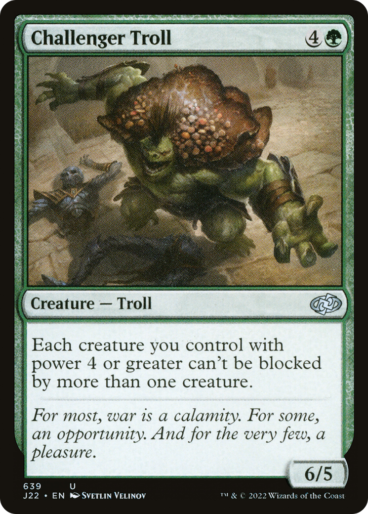 Challenger Troll [Jumpstart 2022] | Cards and Coasters CA