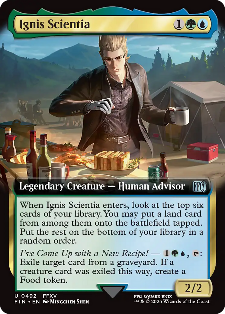 Ignis Scientia (Extended Art) [FINAL FANTASY] | Cards and Coasters CA