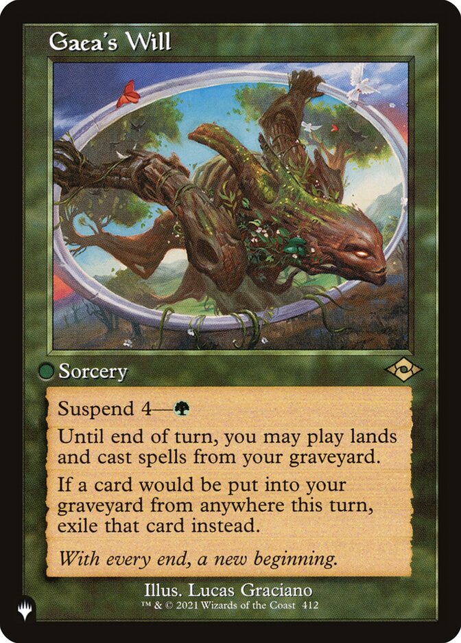 Gaea's Will [The List] | Cards and Coasters CA