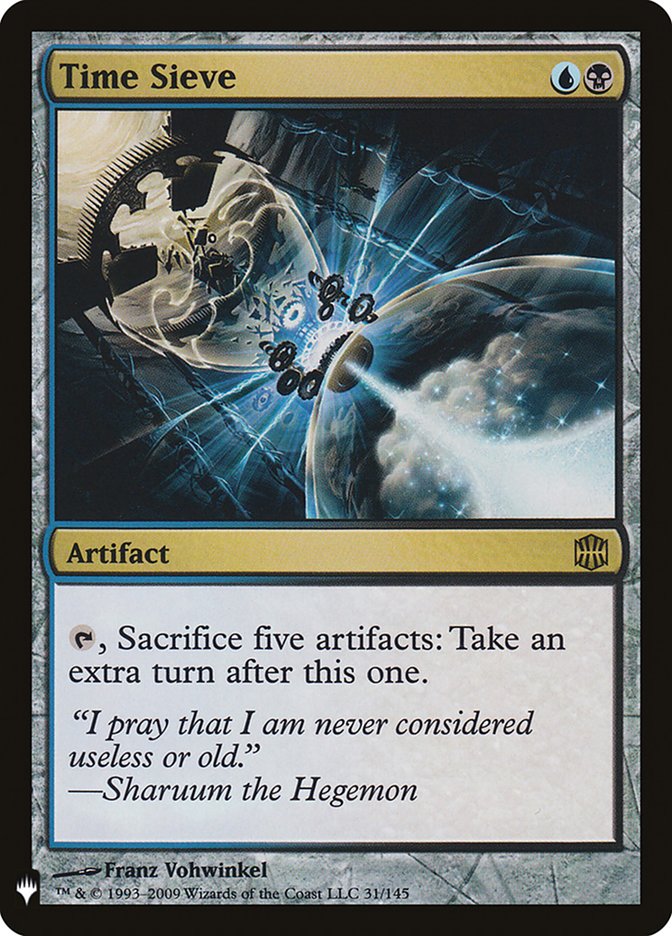 Time Sieve [Mystery Booster] | Cards and Coasters CA