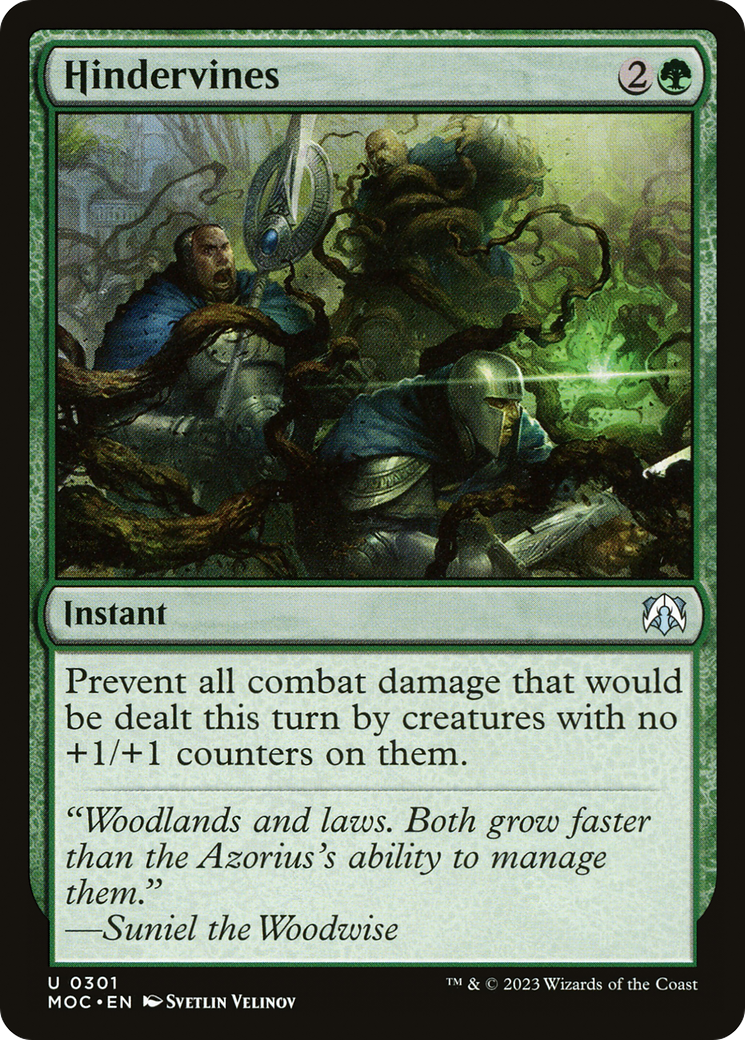 Hindervines [March of the Machine Commander] | Cards and Coasters CA