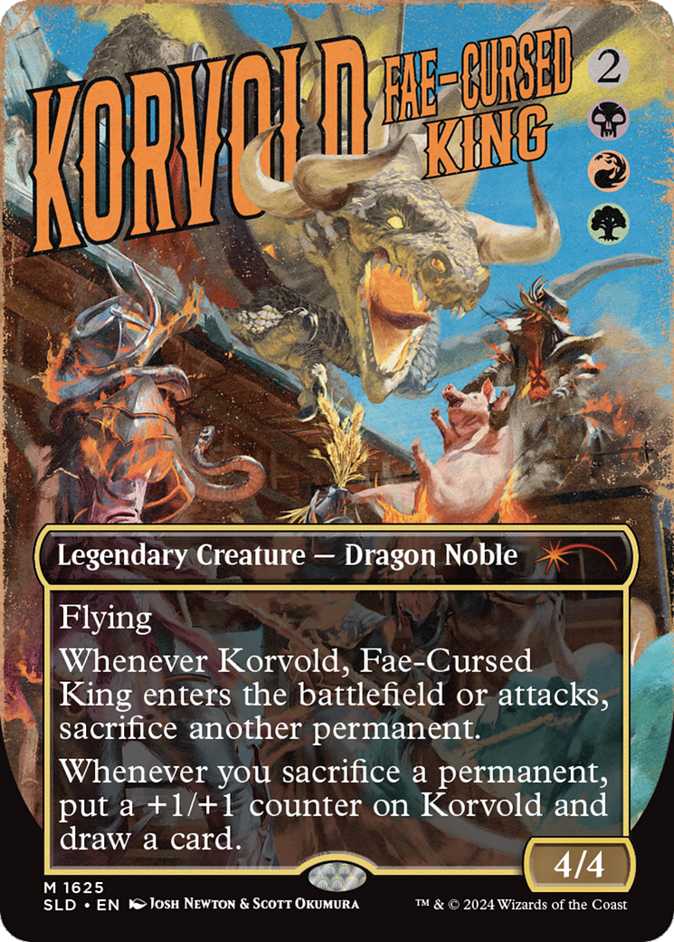 Korvold, Fae-Cursed King [Secret Lair Drop Series] | Cards and Coasters CA