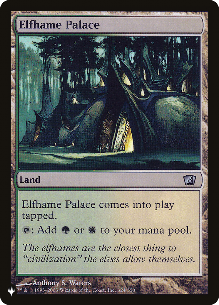 Elfhame Palace [The List Reprints] | Cards and Coasters CA