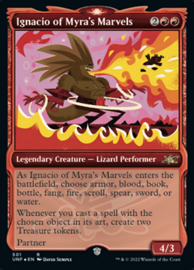 Ignacio of Myra's Marvels (Showcase) (Galaxy Foil) [Unfinity] | Cards and Coasters CA