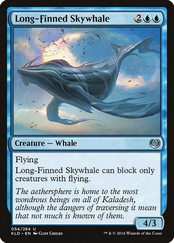 Long-Finned Skywhale [Kaladesh] | Cards and Coasters CA