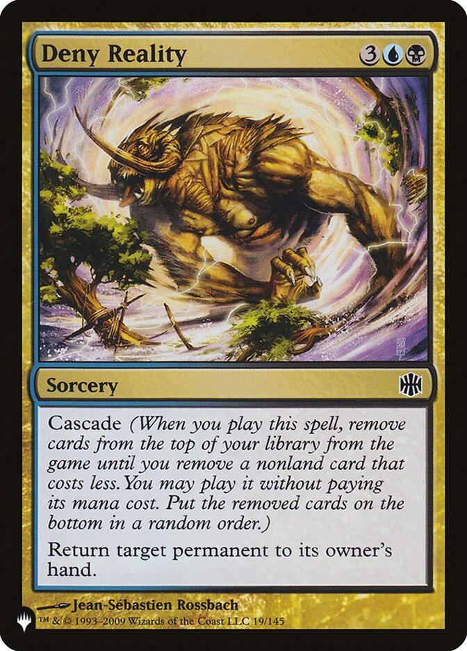 Deny Reality [The List] | Cards and Coasters CA