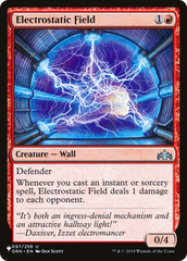 Electrostatic Field [The List Reprints] | Cards and Coasters CA