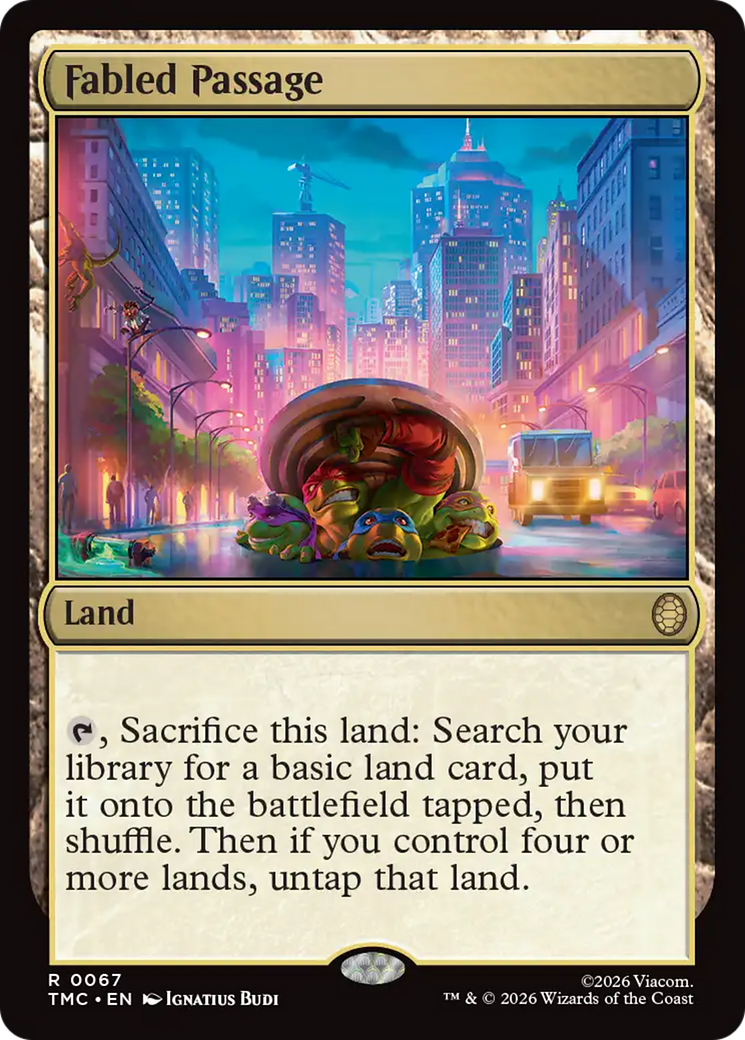 Fabled Passage [Teenage Mutant Ninja Turtles Commander] | Cards and Coasters CA
