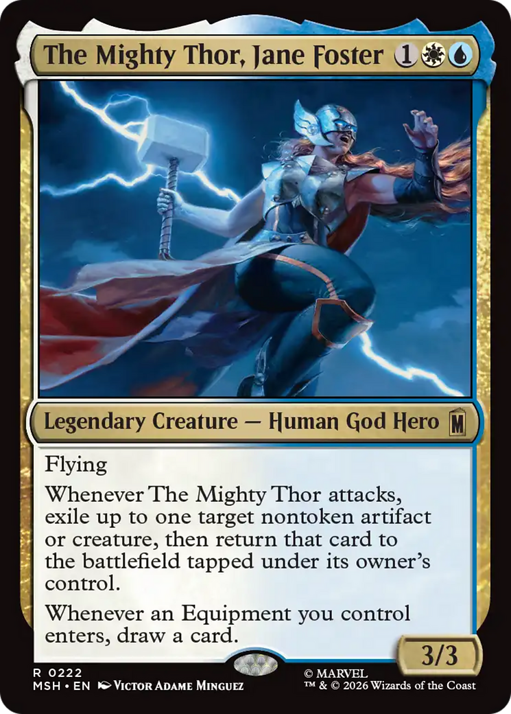 The Mighty Thor, Jane Foster [Marvel Super Heroes] | Cards and Coasters CA