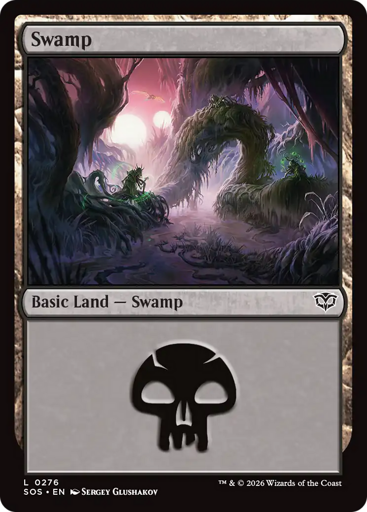 Swamp (0276) [Secrets of Strixhaven] | Cards and Coasters CA
