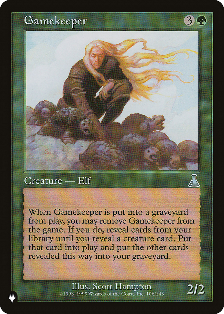 Gamekeeper [The List Reprints] | Cards and Coasters CA