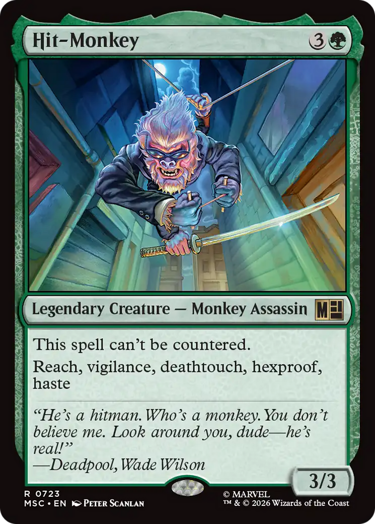 Hit-Monkey [Marvel Super Heroes Commander] | Cards and Coasters CA