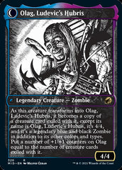 Ludevic, Necrogenius // Olag, Ludevic's Hubris (Showcase Eternal Night) [Innistrad: Midnight Hunt] | Cards and Coasters CA