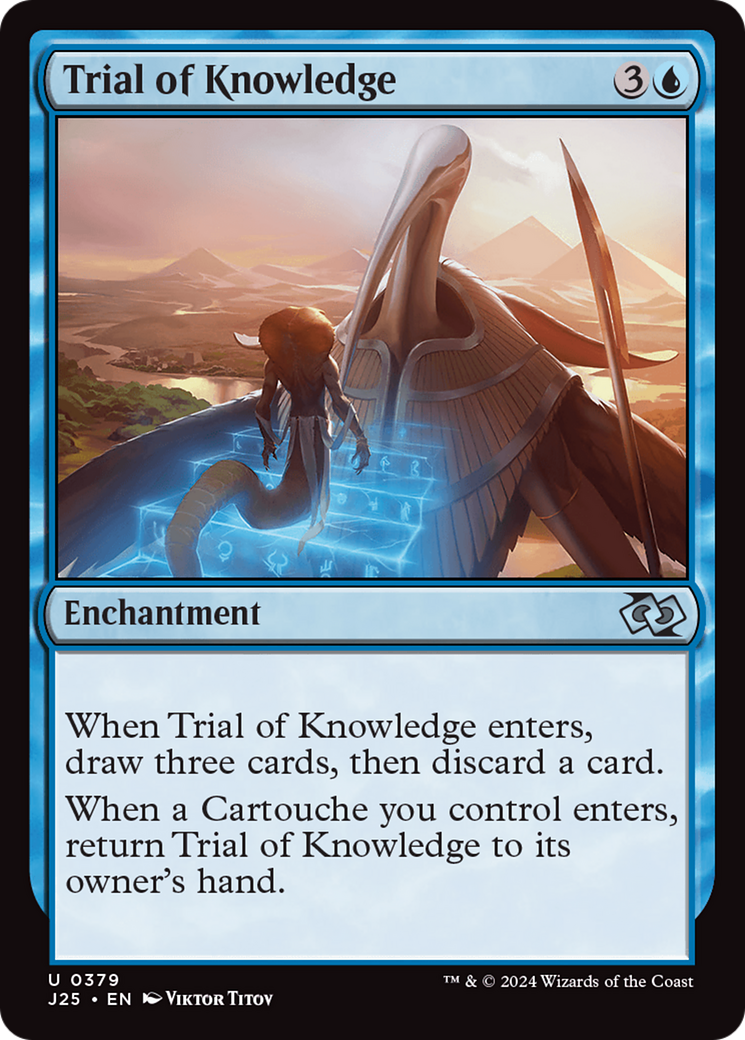 Trial of Knowledge [Foundations Jumpstart] | Cards and Coasters CA