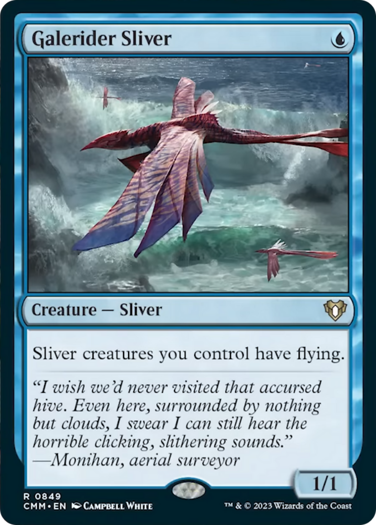 Galerider Sliver [Commander Masters] | Cards and Coasters CA