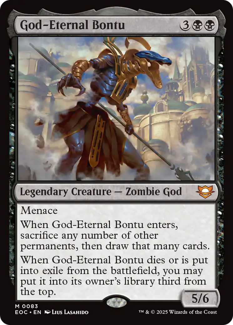 God-Eternal Bontu [Edge of Eternities Commander] | Cards and Coasters CA