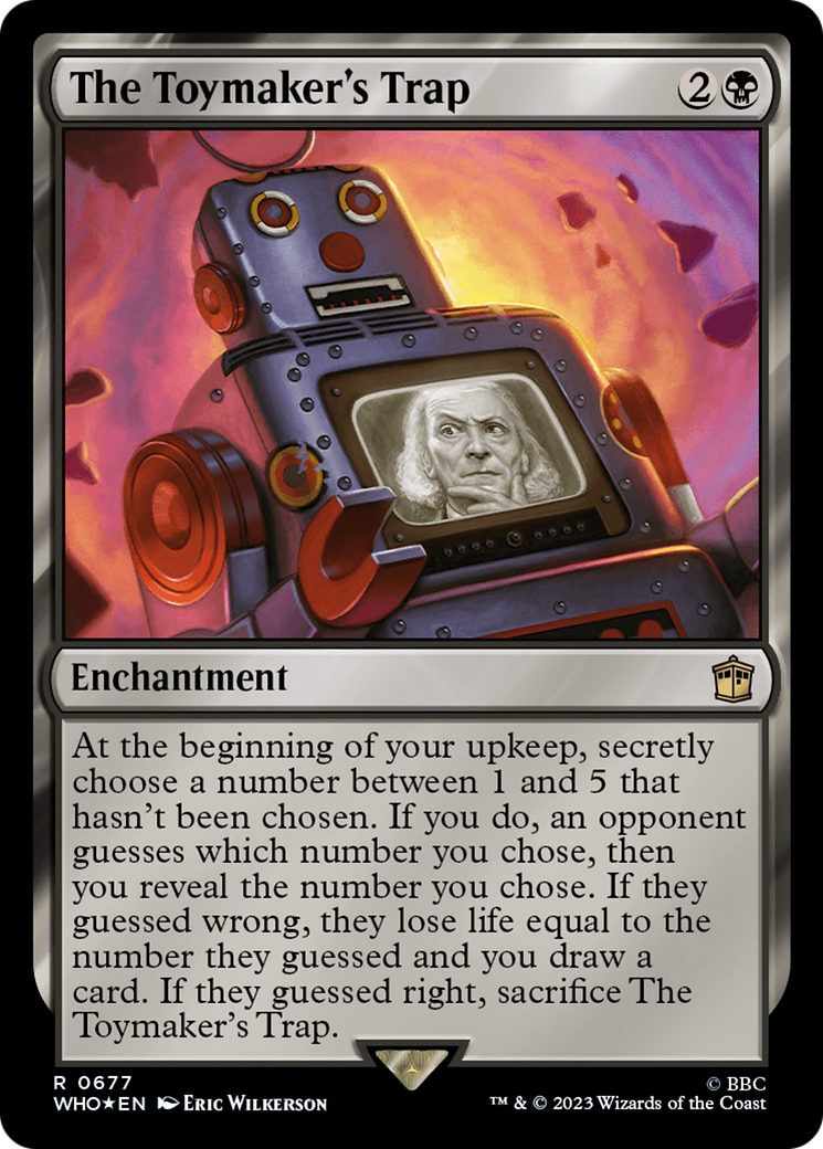 The Toymaker's Trap (Surge Foil) [Doctor Who] | Cards and Coasters CA