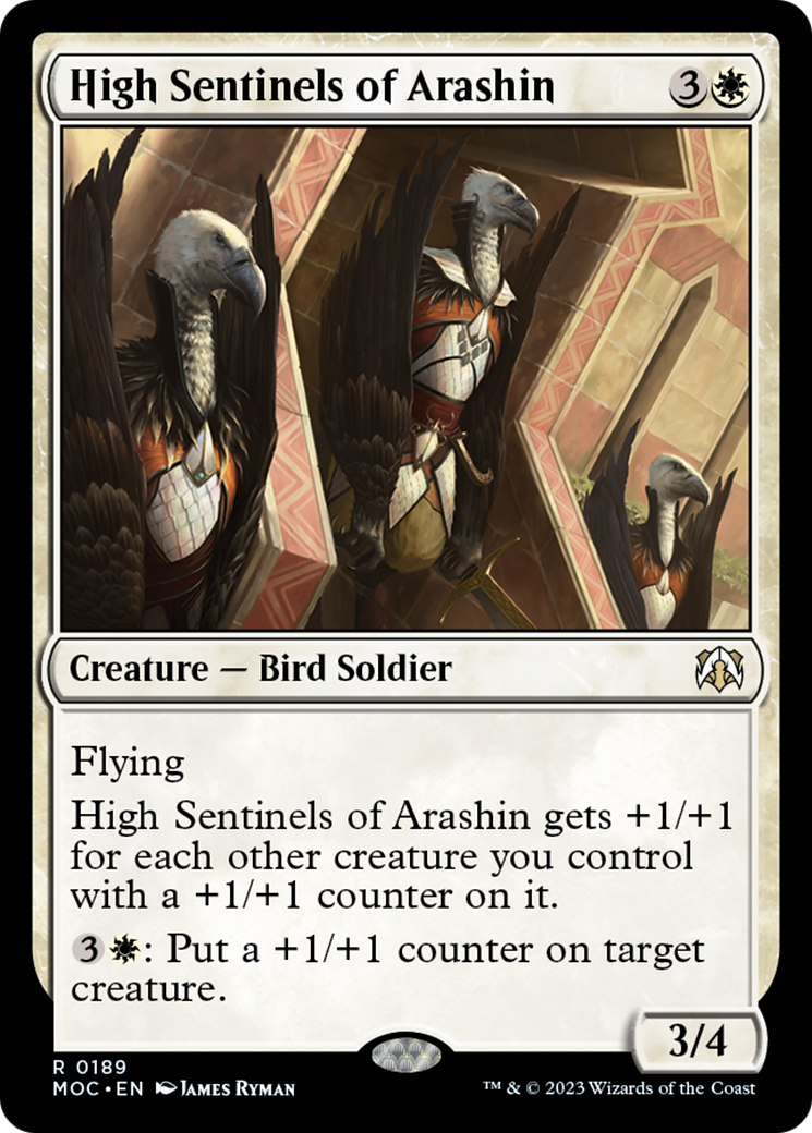 High Sentinels of Arashin [March of the Machine Commander] | Cards and Coasters CA