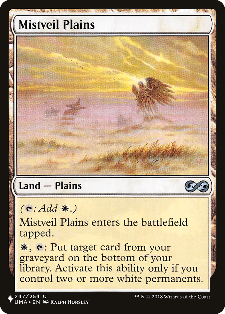 Mistveil Plains [The List] | Cards and Coasters CA