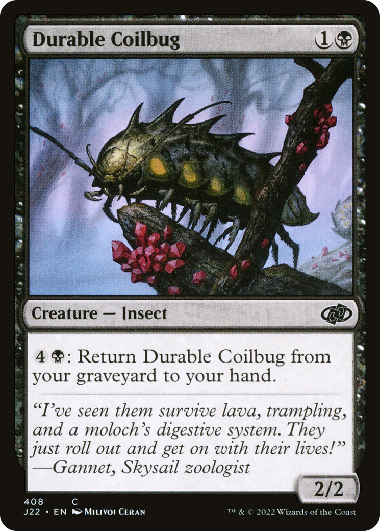 Durable Coilbug [Jumpstart 2022] | Cards and Coasters CA