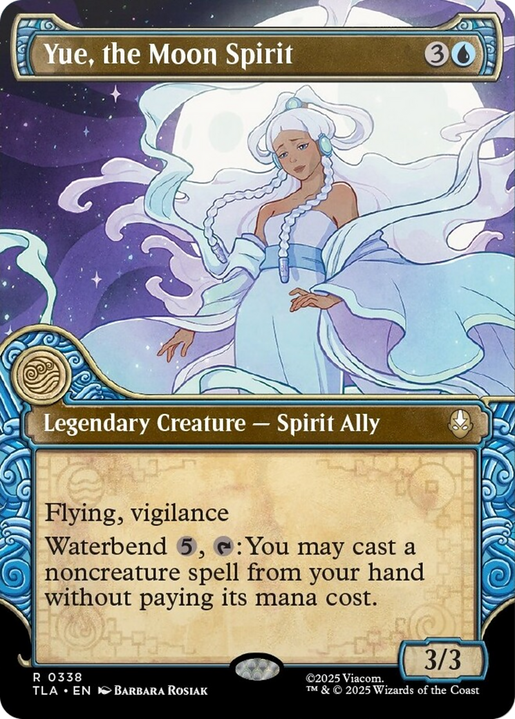 Yue, the Moon Spirit (Showcase) [Avatar: The Last Airbender] | Cards and Coasters CA
