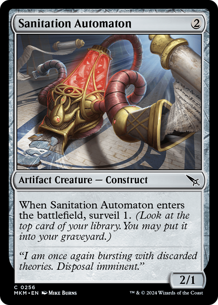 Sanitation Automaton [Murders at Karlov Manor] | Cards and Coasters CA