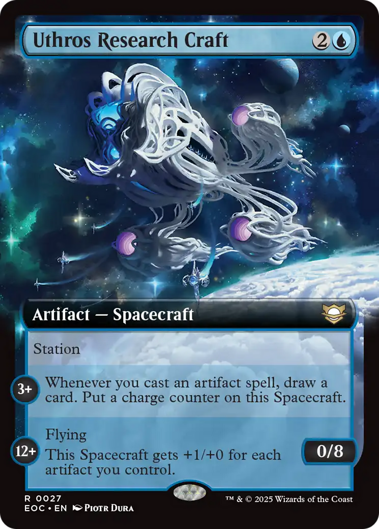Uthros Research Craft (Extended Art) [Edge of Eternities Commander] | Cards and Coasters CA