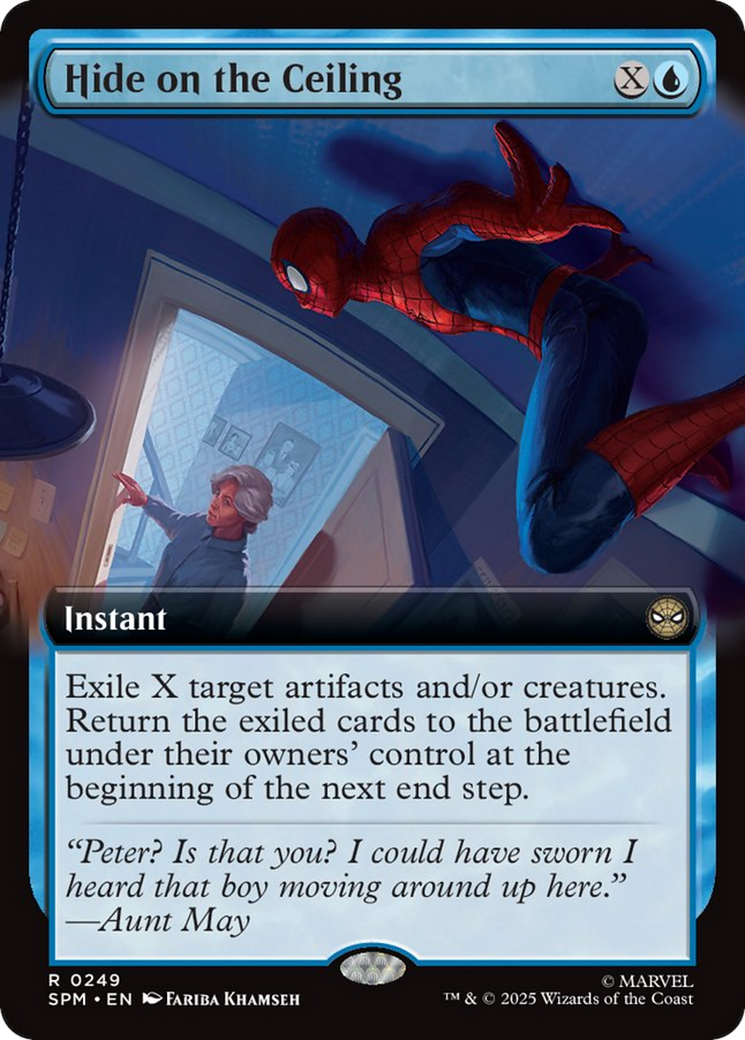 Hide on the Ceiling (Extended Art) [Marvel's Spider-Man] | Cards and Coasters CA