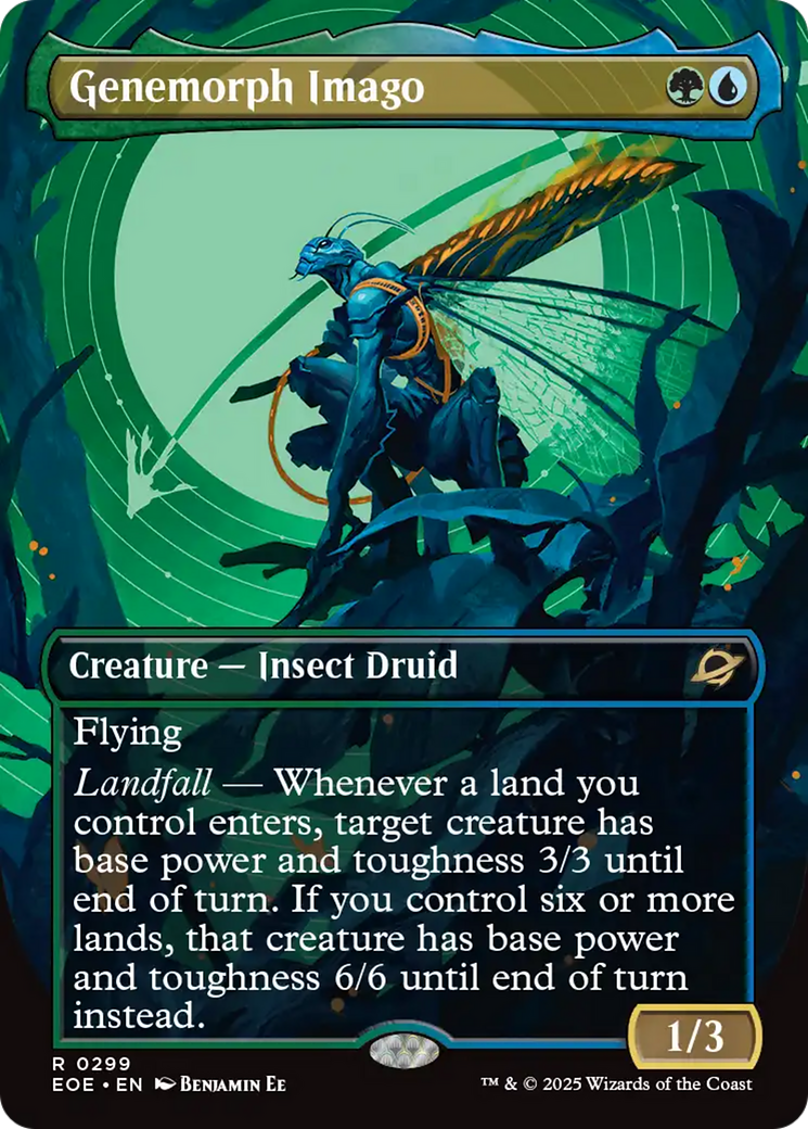 Genemorph Imago (Borderless) [Edge of Eternities] | Cards and Coasters CA