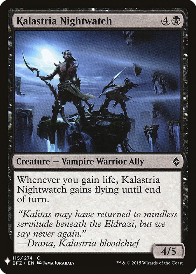 Kalastria Nightwatch [Mystery Booster] | Cards and Coasters CA