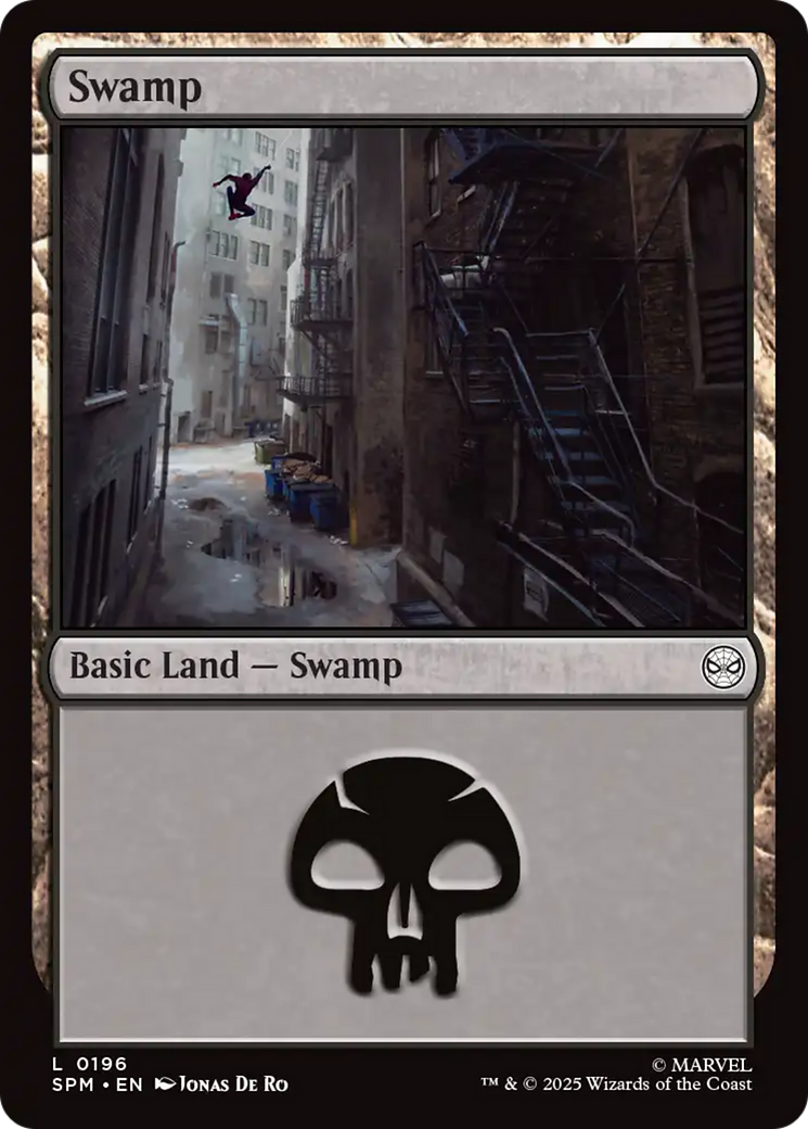 Swamp (0196) [Marvel's Spider-Man] | Cards and Coasters CA