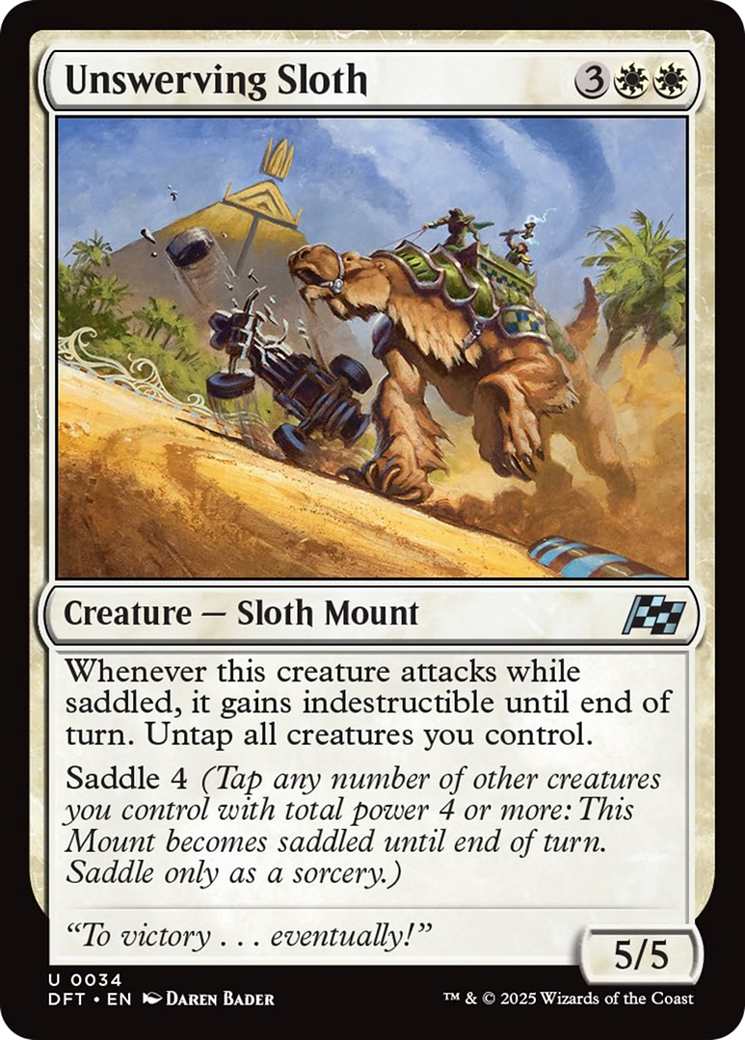 Unswerving Sloth [Aetherdrift] | Cards and Coasters CA